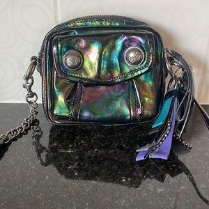 COACH POPPY multicolor metalic purse.